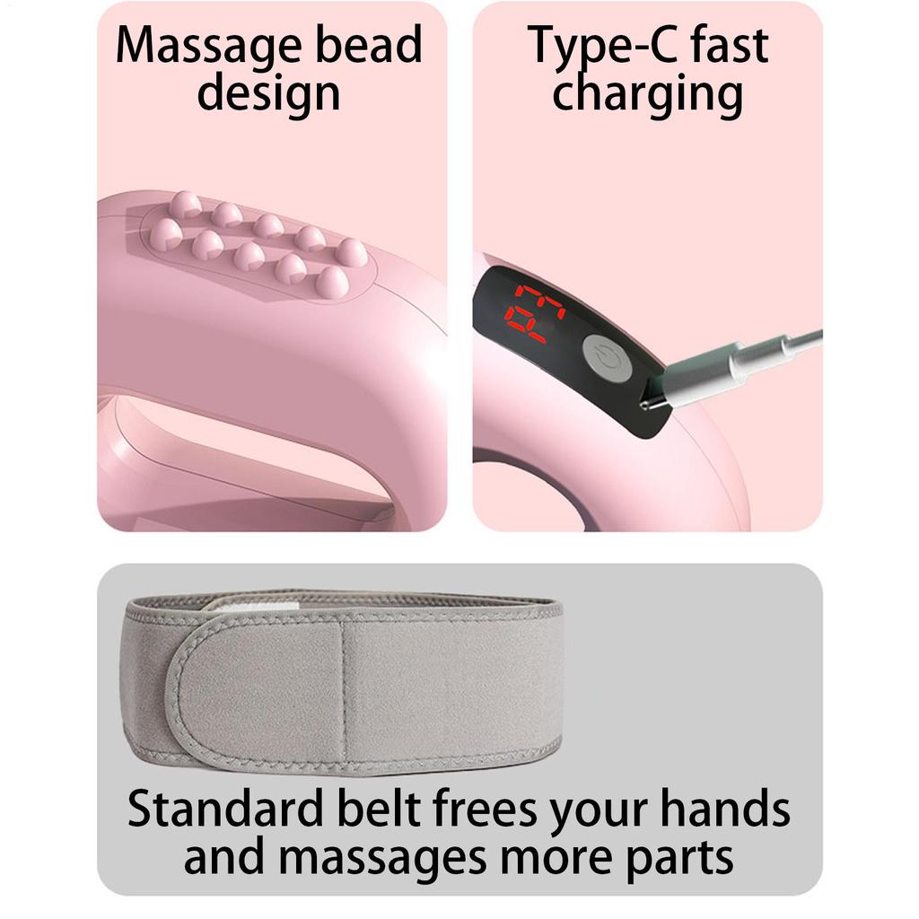 Elektrischer Fettentferner Elektrischer Rückenmassagegerät Mit Gürtel Fitnessgeräte Für Beine Rücken Bauch Oberschenkel Magen Arme Gesäß Nacken