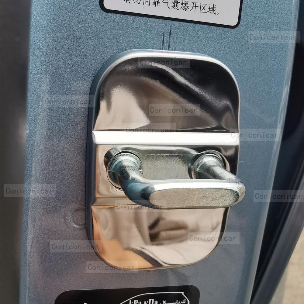 For HAVAL H6 GT 2021-2024 2023 Car Door Lock Protection Cover Anti rust Stainless Steel Auto Interior Decoration Accessories