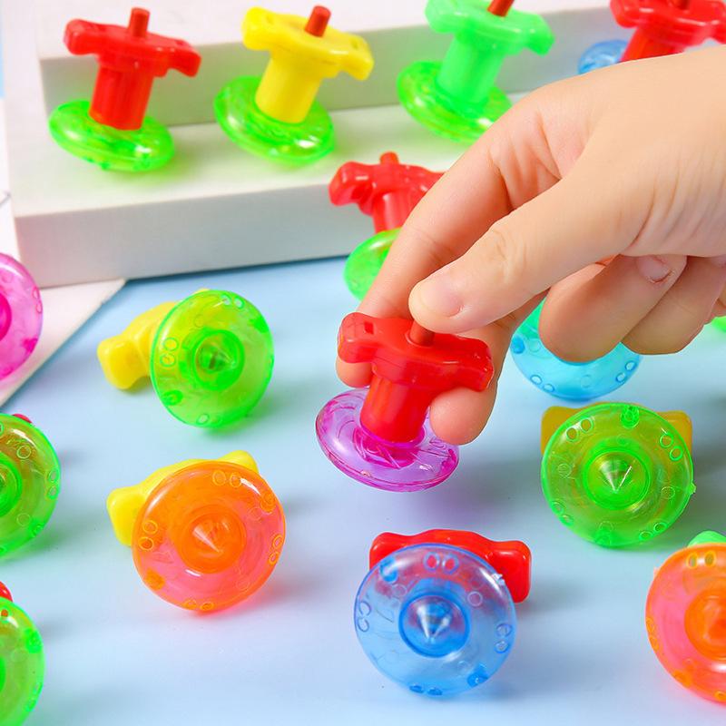 10pcs Mini Torsion Speed Gyro Spinning Toy Kids Birthday Party Favors Christmas Gift Pinata Filler Classroom Rewards Prize