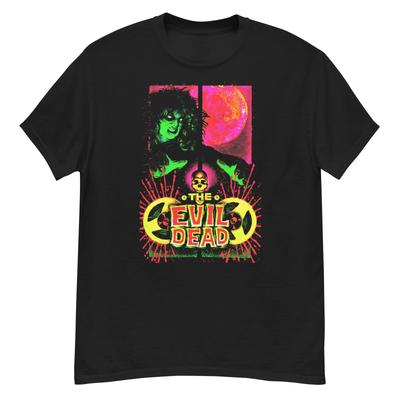 The Evil Dead Cult Horror Film UK Poster Fan Art T-shirt