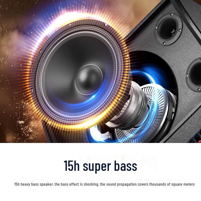 Shenke ST-1509 High-Power Outdoor Trolley Speaker