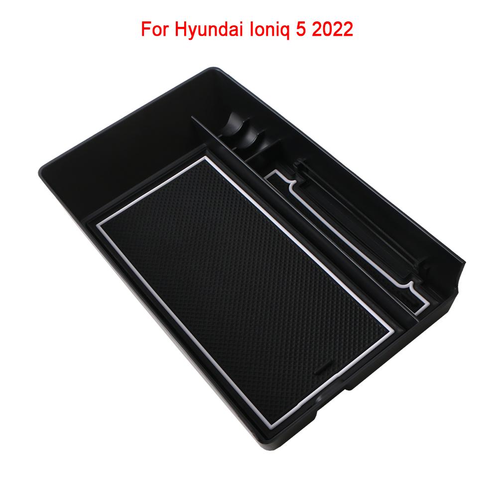 

Центральный подлокотник автомобиля, держатель для хранения для Hyundai Ioniq 5 2022, органайзер для центральной консоли, уборка белый