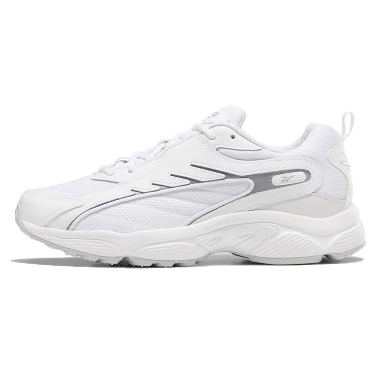 Reebok DMX Series 2K X PU Synthetic Leather Casual Low-Top Lifestyle Sneakers Unisex Sneakers White DV8457
