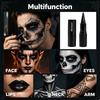 Matte Punk Black Lipstick Waterproof Long Lasting Lip Gloss Face Body Painting Gothic Dark Makeup Party Halloween Cosplay Makeup