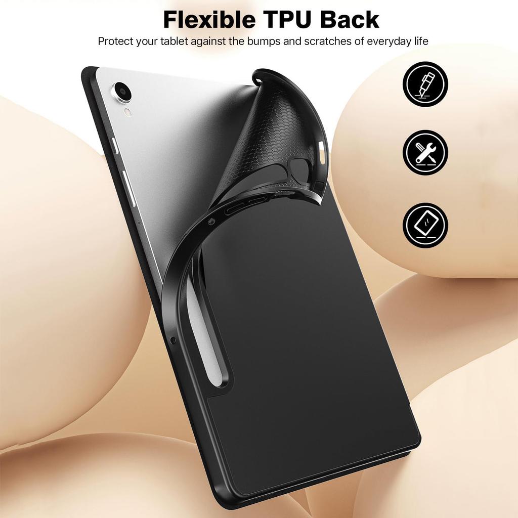 For Samsung Galaxy Tab S7 S8 S9 FE 10.9'' 11'' X510 X710 Tri-fold Start Case Flip Magnetic Stand PU Leather Protective Cover