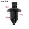 20PCS 6mm 7mm 8mm Plastic Rivet Fairing Clips For Honda Yamaha Suzuki Kawasaki