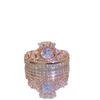 Personalized European and American Crown Rings  Diamond Set Couple Accessories Creative Accessories Rings