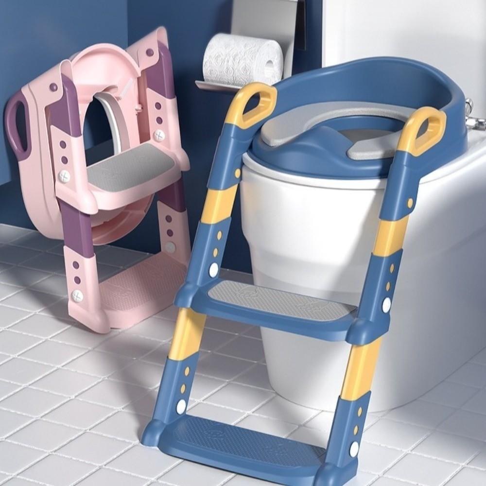 Multi-functional Baby Toilet Training Adjustable Seat Potty Ladder  Child Step Seat