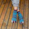 Elastic Five Toe For Men Cotton Striped Five Finger Socks Toe Socks Male Hosiery Crew Socks