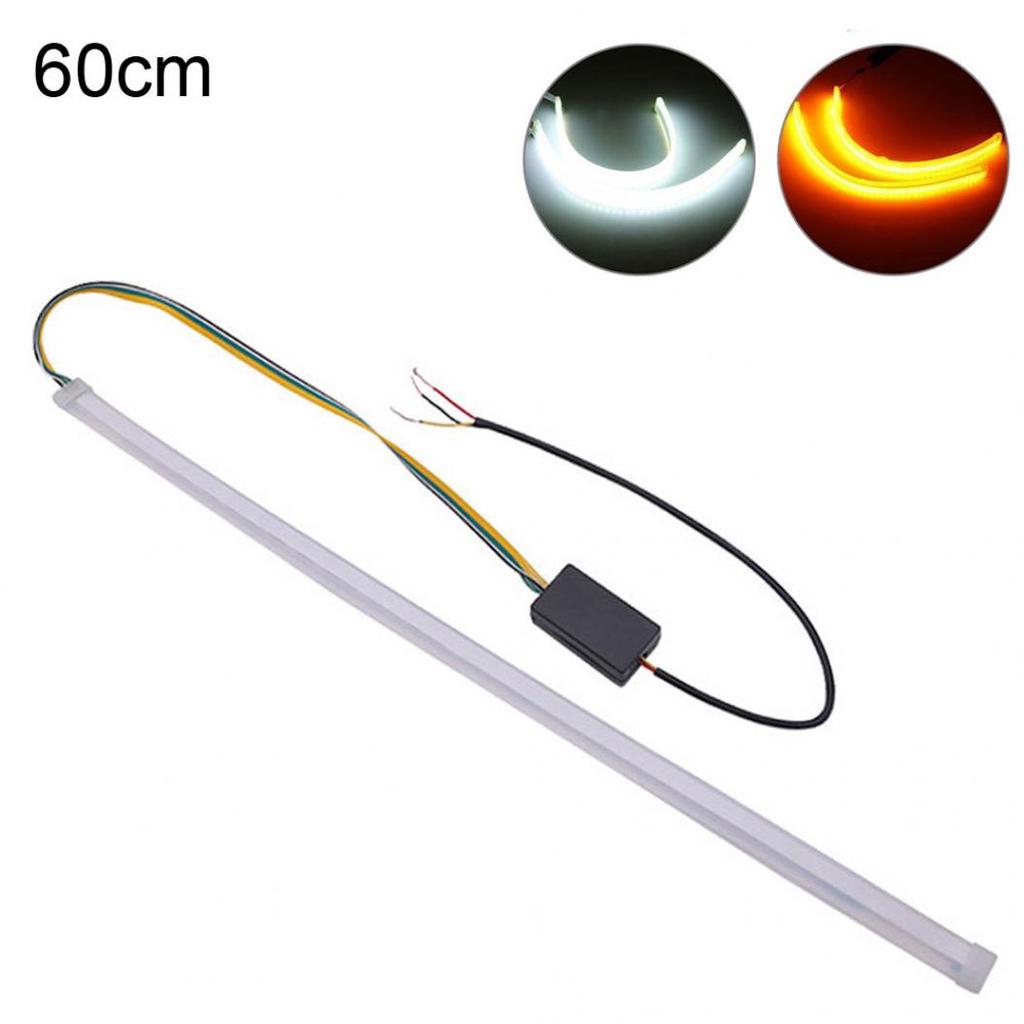 Ultra-ince Çift LED Auto Car DRL Gündüz Farı