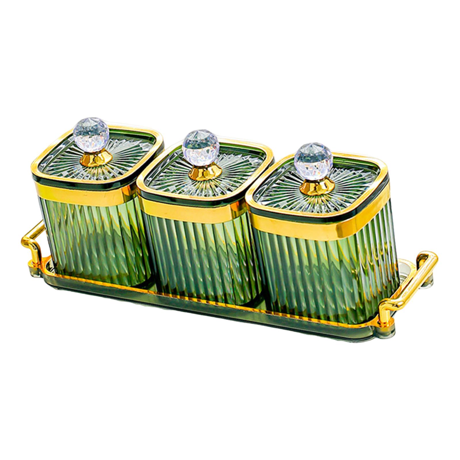 Dried Fruit Plate Appetizer Plate Nuts Tray Candy Nuts Dish with Lid Divided Serving Platter for Holiday, Appetizer Candy Nut