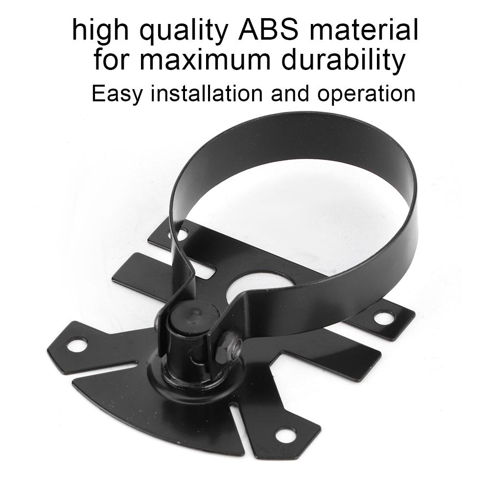 2in 52mm Single Hole Gauge Mount Bracket Iron Meter Holder Car Refitting Black
