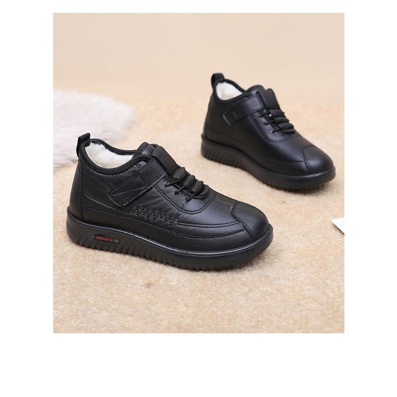 2025 New Winter Women's Cotton Boots Non-slip Comfortable Mom Cotton Shoes Fleece Warm Middle-aged and Elderly Snow Boots