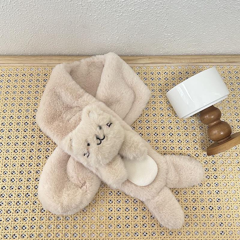 

DUTRIEUX Kids Winter Plush Panda Scarf