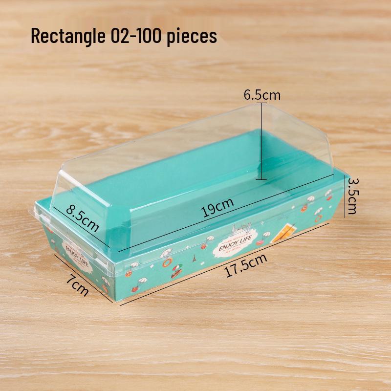 Rousong Xiaobei Pastry Box: Oil-Proof Takeout Container for Desserts, Snow Mei Niang, Puffs, and Cake Rolls.