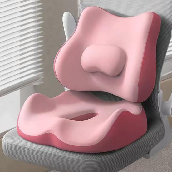 Memory Foam Seat Cushion Breathable Design Tailbone Pressure Relief Ergonomic Support Office Chair Seat Cushion