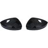 Rearview Side Wing Mirror Caps Cover,for VW Tiguan Allspace L MK2 2017 2018 2019 2020, Gloss Black