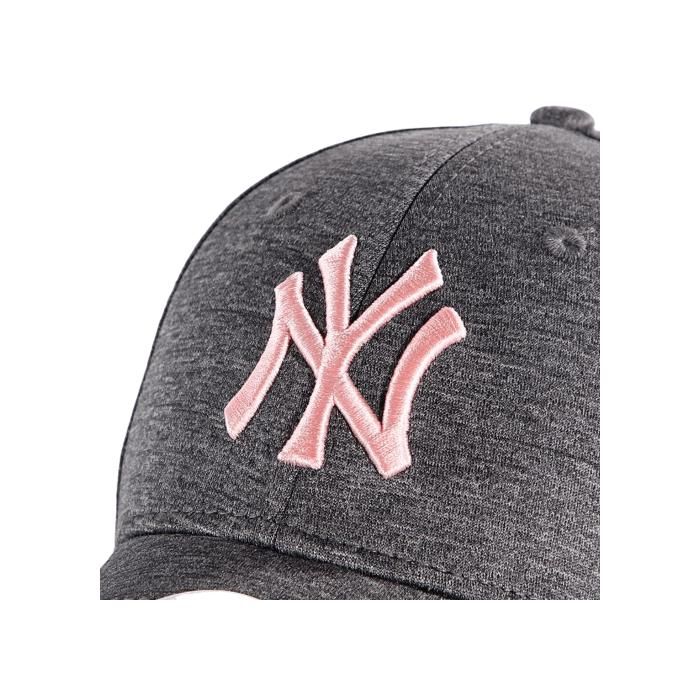 9FORTY Cap - New Era - New York Yankees - Grey - Pink - Embroidered Logo