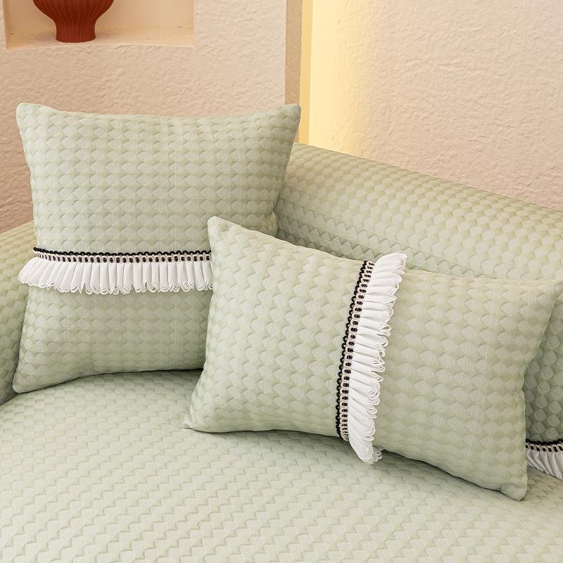 Summer Cool Doudou Special-Shaped Ice Silk Sofa Cushion  New Non-Slip Mat Seat Cushion Straight Row Cold Cover Cover