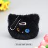 Plush cat ball hand-made small pendant cute small accessories girl heart schoolbag doll pendant keychain trinkets