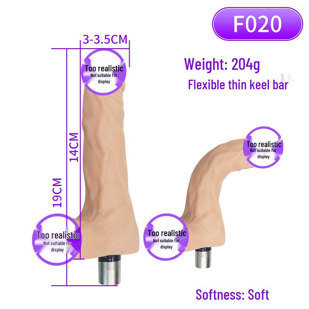 Three-hole Realistic Dragon Bone Adult Sex Toy Accessory