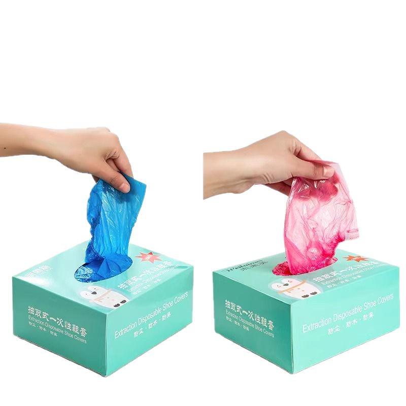 Waterproof Non-Slip Disposable Shoe Covers for Adults and Students - Durable Non-Woven Fabric for Indoor Use