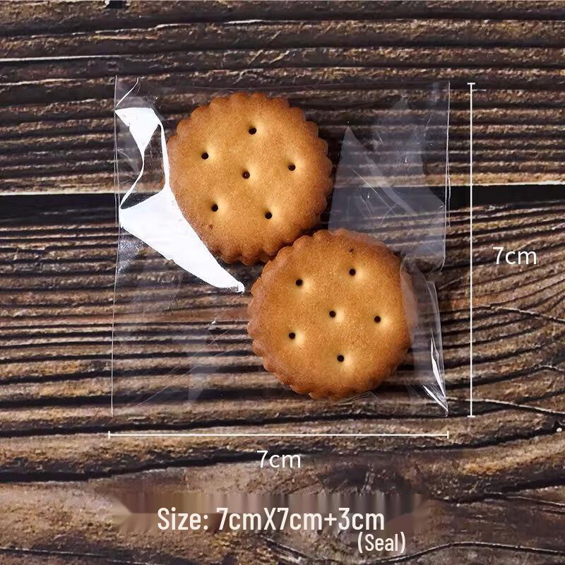 Self-Sealing Transparent Food Packaging Bags