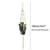 Vintage Macrame Hanging Baskets Cotton Handmade Flowerpot Net Plant Hanger Holder Basket Garden Home Planter Wall Decor