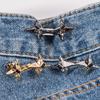 Fixed Waist Buckle Four Pointed Star Pants Pins Temperament Waist Fastening Pins  Dress Decoration