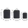 5 Piece Storage Bags Compression Packing Cube Travel Storage Bag Luggage Clothing Storage Set