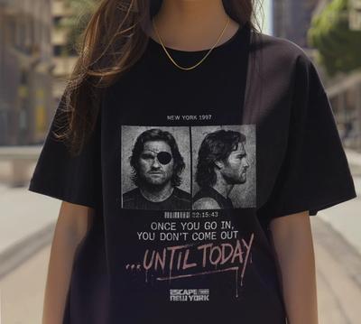 T-shirt Escape From New York, Maglietta Snake Plissken, Maglietta Azione Anni '80 Kurt Russell
