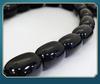 Ancient Black Agate Barrel Bead Bracelet Necklace DIY Jewelry Accessories
