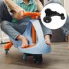 ERINGOGO Kids Wiggle Car Replacement Wheels - Triangle Repair Part for DIY, 24.00X15.50X10.00CM, Black