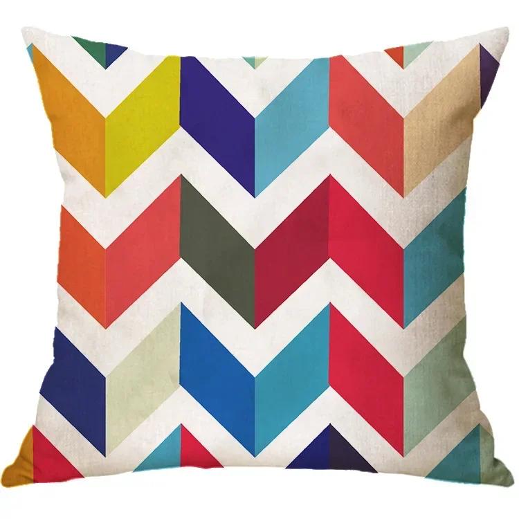 45x45cm Nordic Geometric Cushion Cover for Sofa Office Home Decor Throw Pillow Cover Outdoor Camping Car Pillow Case Home Decor