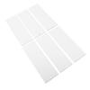 50pcs Watercolor Paper Blank Bookmarks with Tassels Holes Paintable Reusable Blank Book Page Markers for Birthday