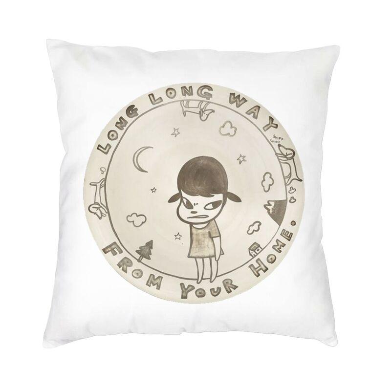 Yoshitomo Nara Japanese Manga Anime Cushion Covers Sofa Home Decor Square Throw Pillow Case 40x40 30x30cm 12x12in