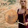 Pure Sound Drum Shaman 10 Zoll Handgefertigt Hand mit Stock Baum Walnuss des Lebens Heilungsinstrument für Spirituelle Musik Reflexion Meditation
