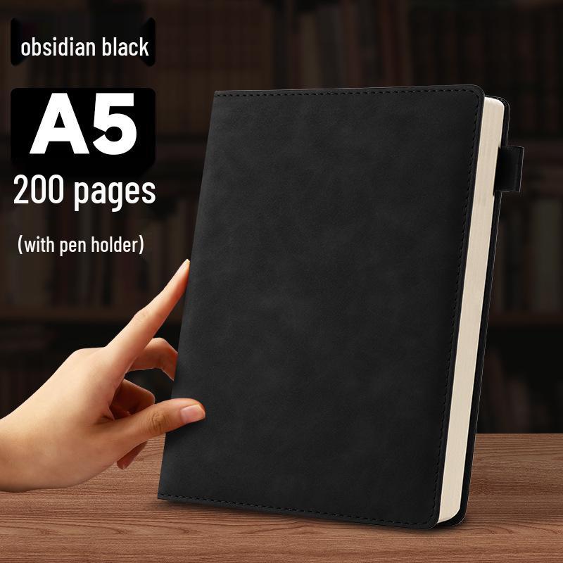 A4 Dickes Notizbuch - 2026 Geschäftstagebuch & Besprechungsprotokollbuch
