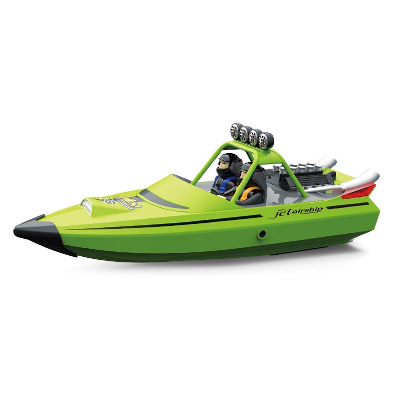 2.4G Wireless Remote Control Jet Speedboat with Flip Reset & Low Battery Warning