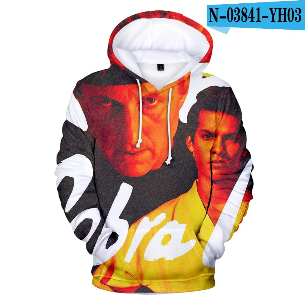

2023 NEW Fashion Casual Popular Cobra Kai 3D Printed Hoodies Men Women Autumn Streetwear Oversized Hooded Sweatshirts 6XL