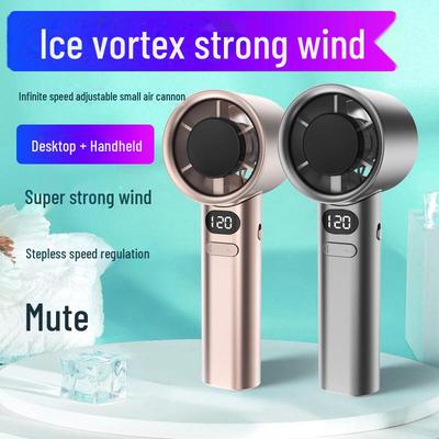 Tragbarer blattloser Hand-USB-Ventilator: Leise Mini-Klimaanlage mit hoher Windleistung