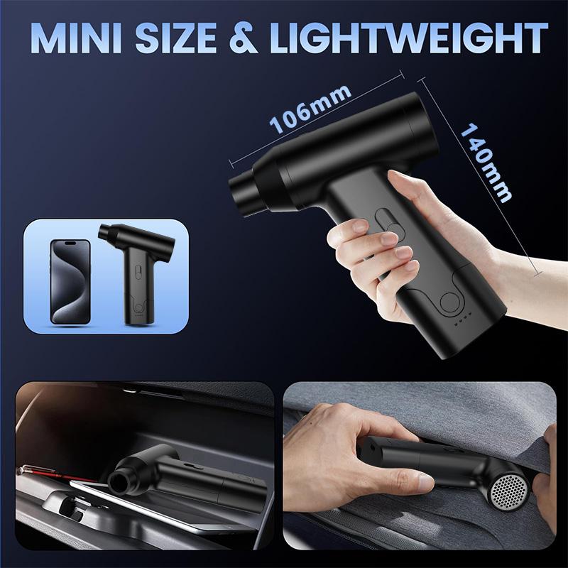 3-in-1 Air Duster Vacuum Cleaner Wireless 110000 RPM Brushless Adjustable Turbo Jet Blower Fan Dust Removal Jet Dry Blower Car