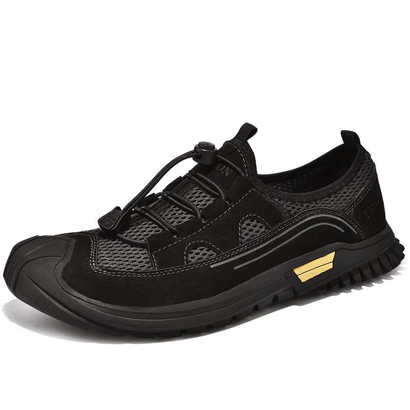 Origin Direct Supply Large Size 45 New Mesh Shoes Breathable Men's Shoes Mesh Casual Shoes Trendy Fashion Pigskin Outdoor Mountaineering