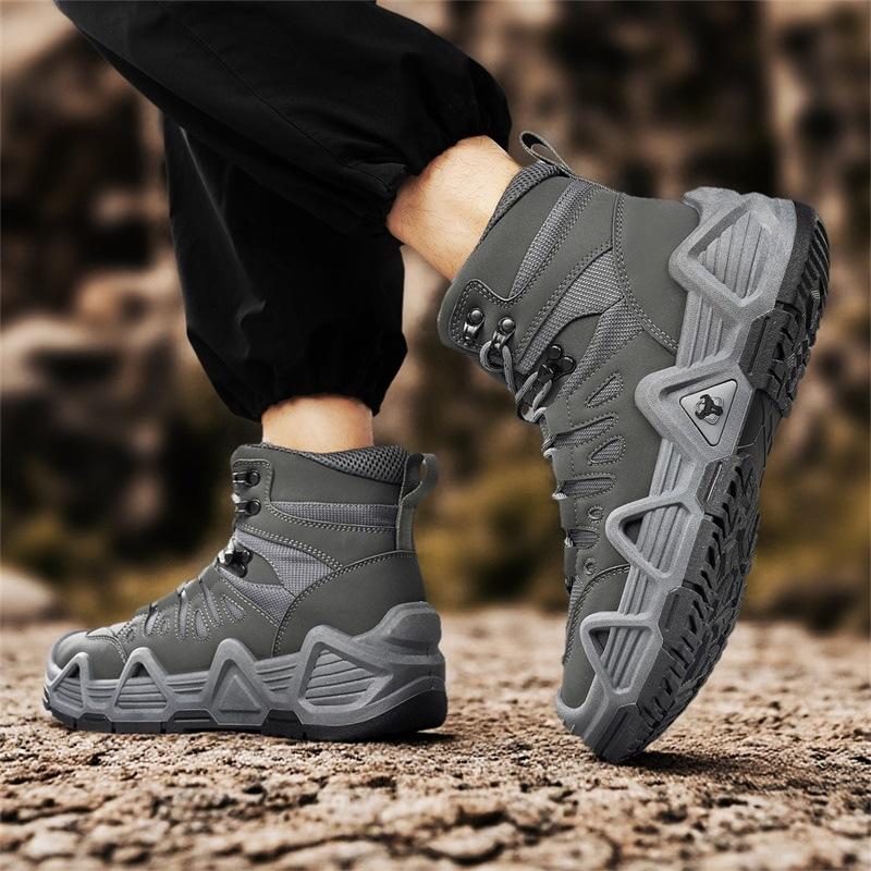 22 autumn Martin shoes long casual tactical boots outdoor combat hiking shoes waterproof hiking hiking shoes