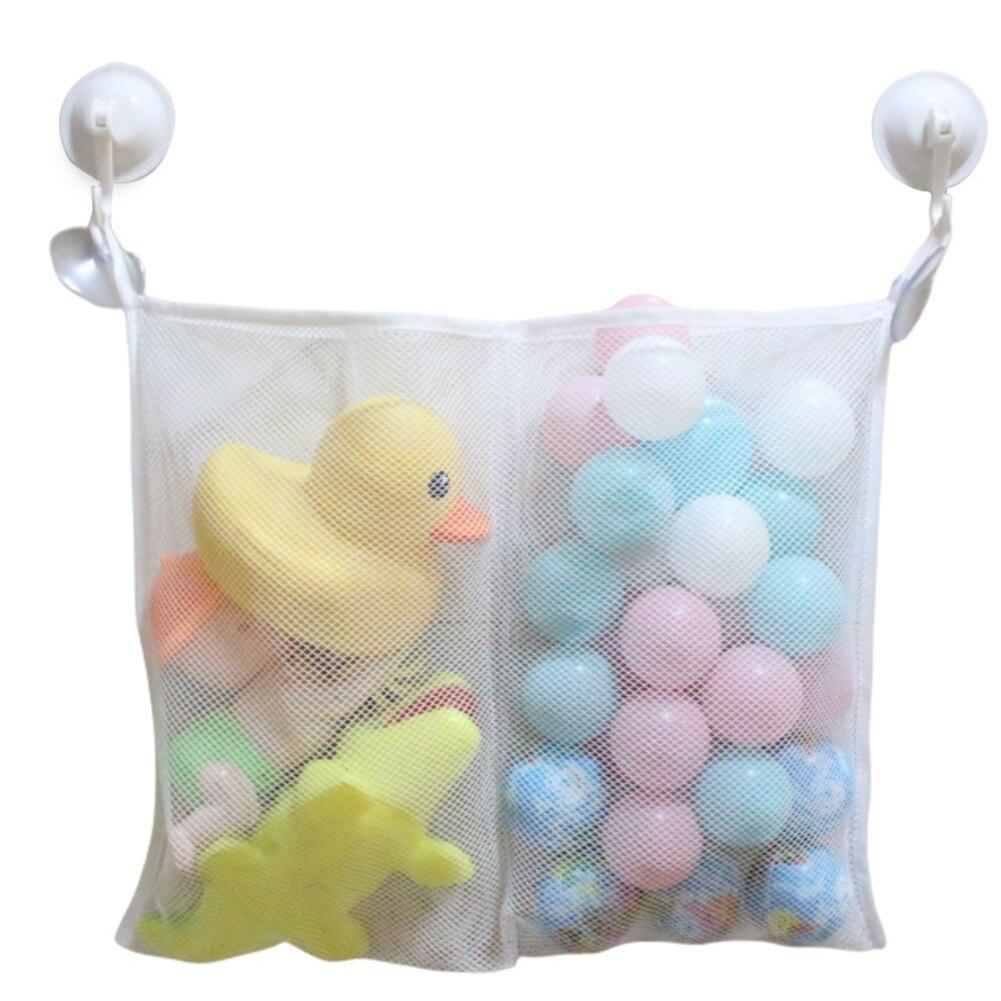 Bath Toy Organizer Net with Suction Cup,Bath Toy Storage Holder Net,Quick Dry Multi-use Bathtub Mesh Net Bags, for Kids & Toddlers
