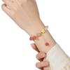 Authentic Salt Source Agate Ten Miles Peach Blossom Agate Bracelet, Chinese Style Niche Bracelet, Gift for Girlfriend On Qixi Festival