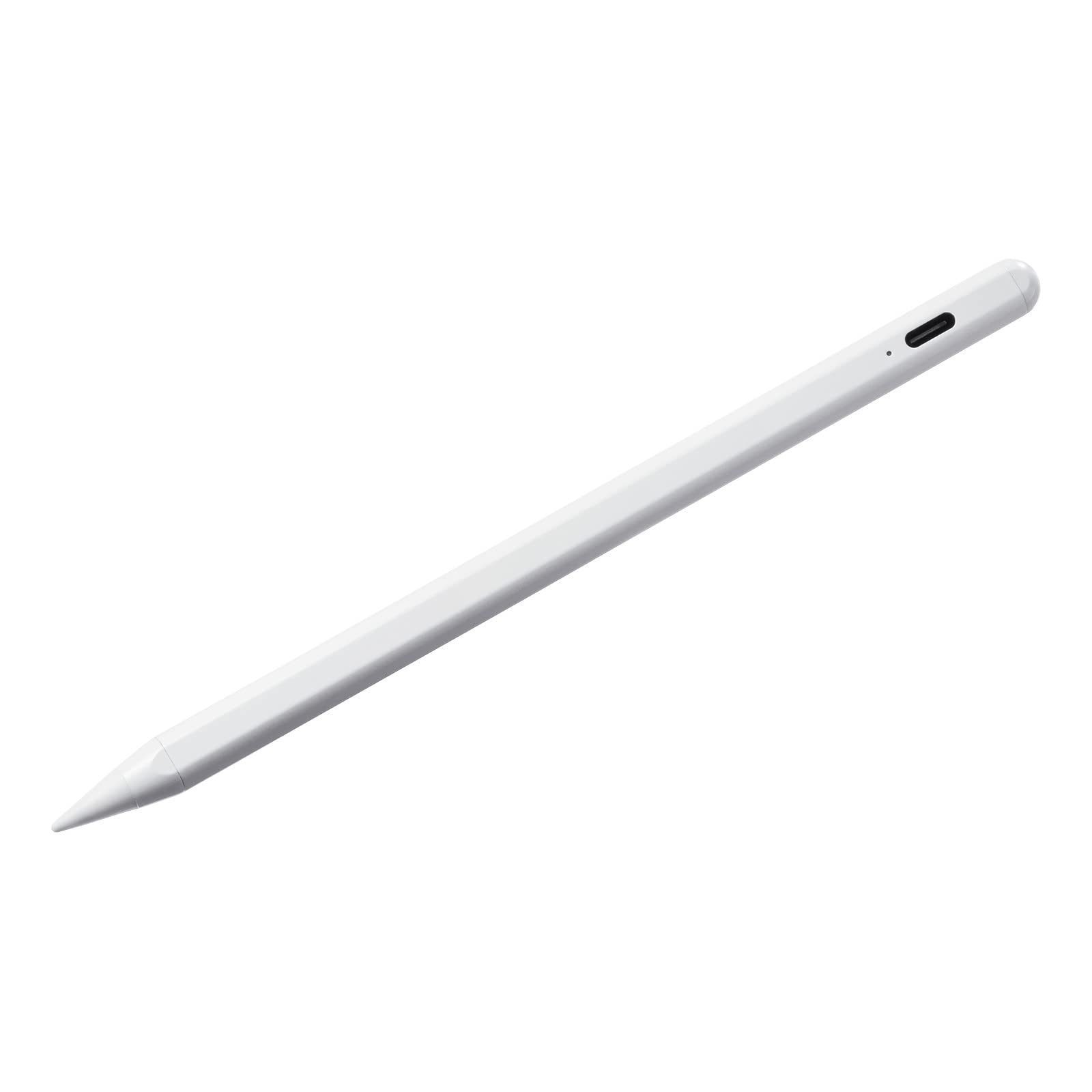 

Sanwa Supply PDA-PEN56W Rechargeable Ultra-Fine Touch Pen for Apple iPad, Palm Rejection Compatible, White
