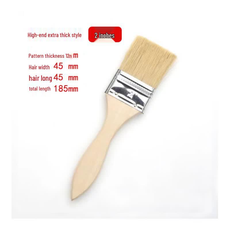 Set di Pennelli da Pittura Industriali con Manico in Legno
