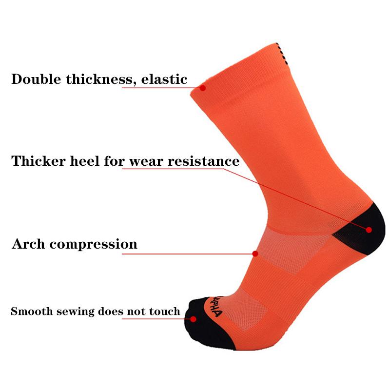 3 Pairs Men Cycling Socks Sports High Quality Breathable Road Bicycle Socks Men Women Outdoor Gym Running Racing Cycling Socks