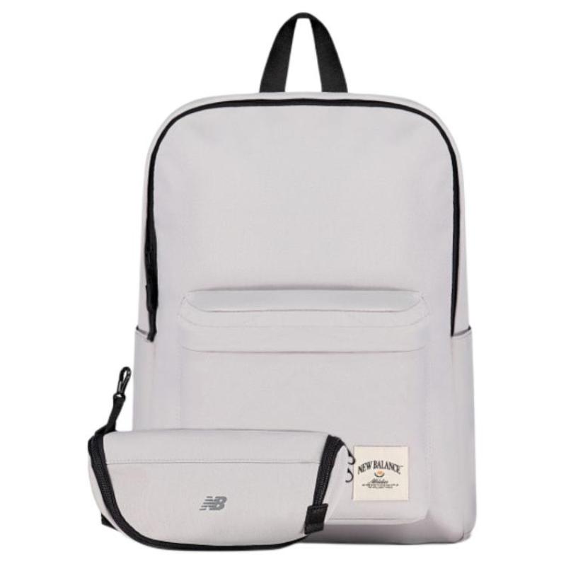 New Balance Fabric Backpack Unisex Gray White New Balance LAB53414SHY